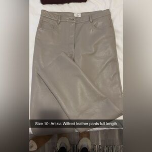 Wilfred Leather Pants